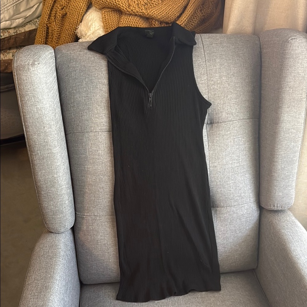 Wild Fable Black Ribbed Garment